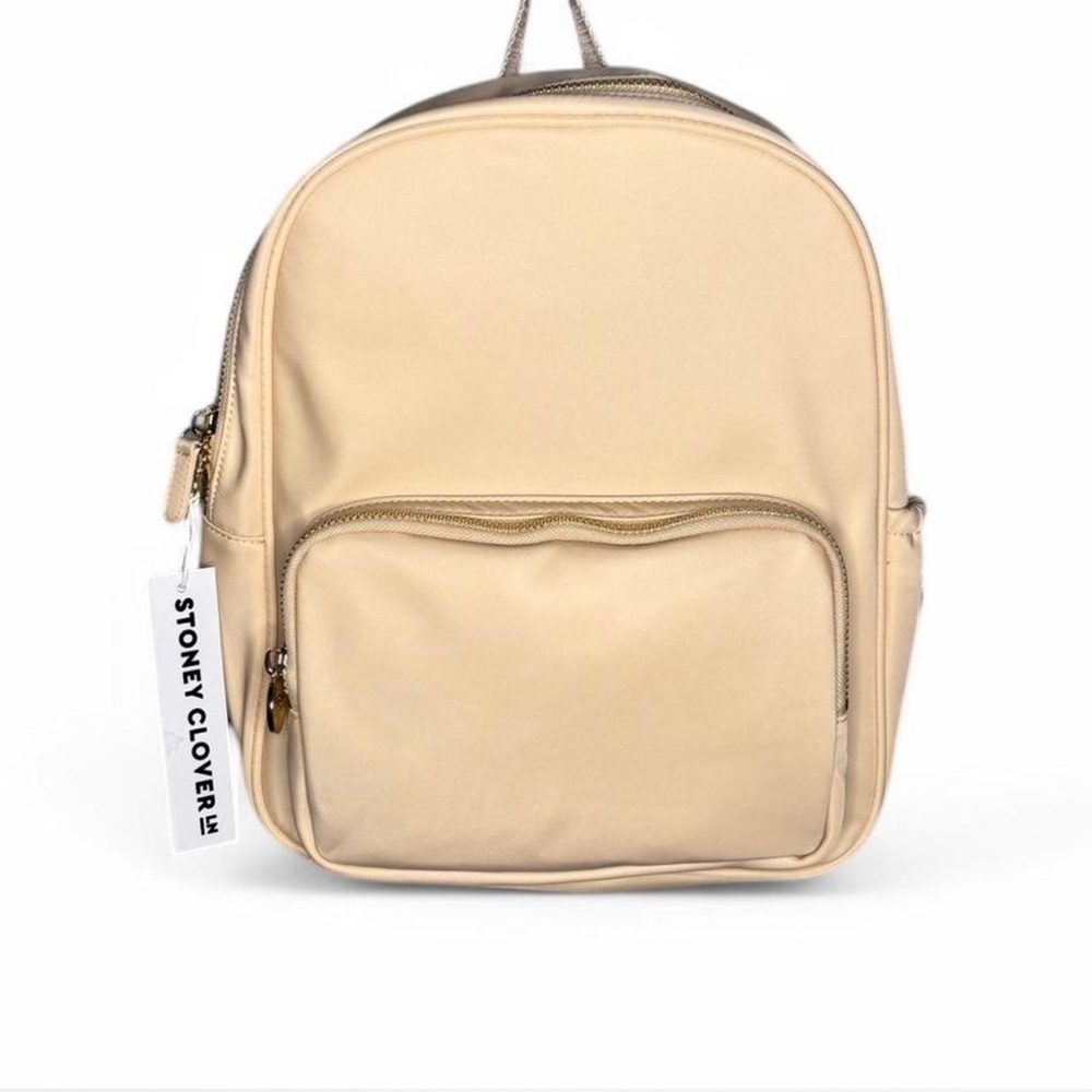 NEW Stoney Clover Lane Mini Kids Nylon Backpack-Sand (NWT)